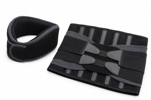 Cervical Collar & Lumbar Support Belt Bundle