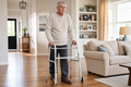 Adjustable Aluminum Crutches + Folding Walker Combo