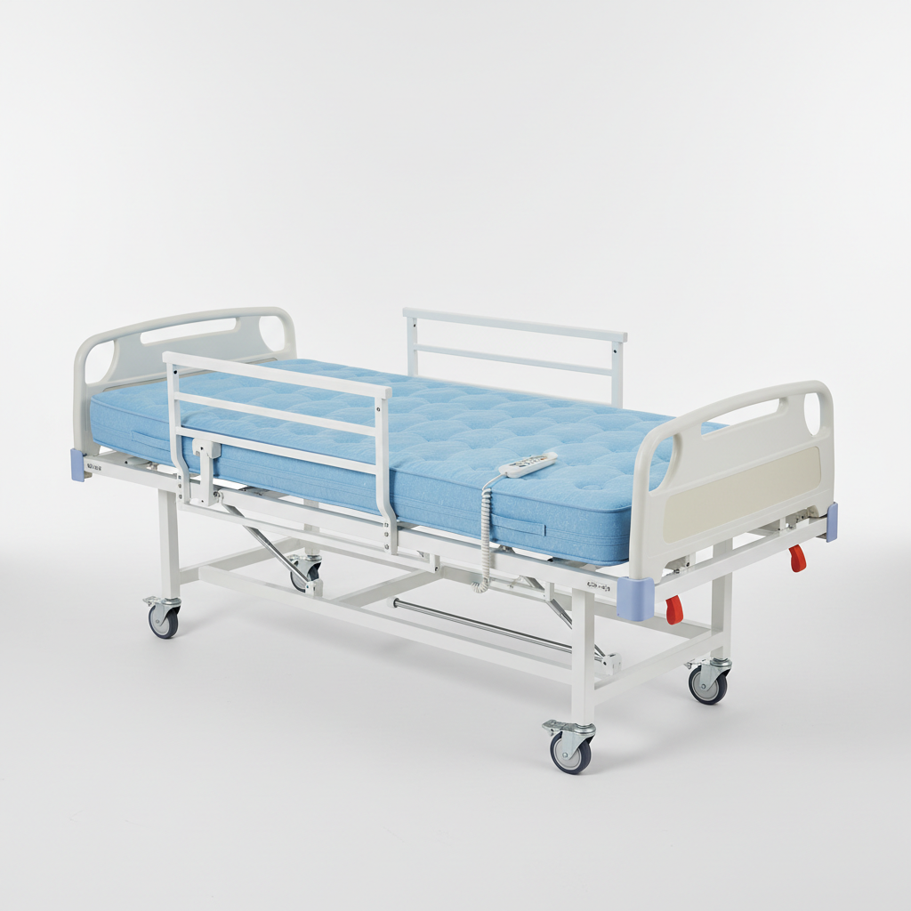 Adjustable Electric Hospital-Style Home Bed product shot